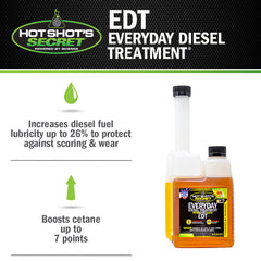 Hot Shot's Secret EVERYDAY DIESEL TREATMENT 6-in-1 Fuel Booster - 16 OZ SQUEEZE