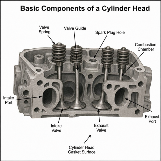 What are the main differences between D&J heads and other cylinder heads?