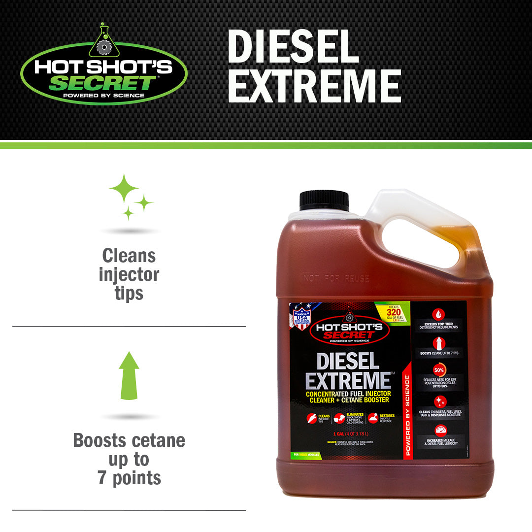 Hot Shot's Secret DIESEL EXTREME Injector Cleaner & Cetane Boost
