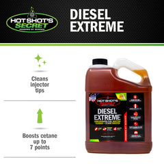 Hot Shot's Secret DIESEL EXTREME Injector Cleaner & Cetane Boost - 1 GALLON