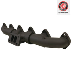 EXHAUST MANIFOLD KIT STOCK/T3 DODGE 24-VALVE 5.9L CUMMINS 1998.5-2002